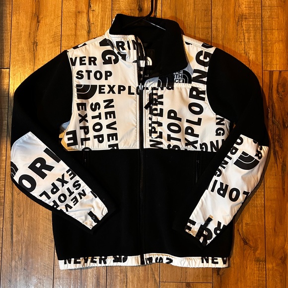 The North Face Other - The North Face Black and White Text Jacket